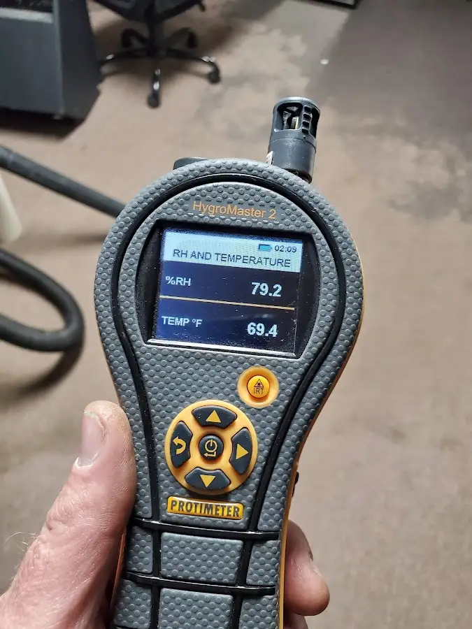 Moisture meter humidity assessment for Fire & Smoke Damage Restoration in Gladstone